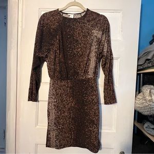 H&M Abstract Polkadot Mini Dress